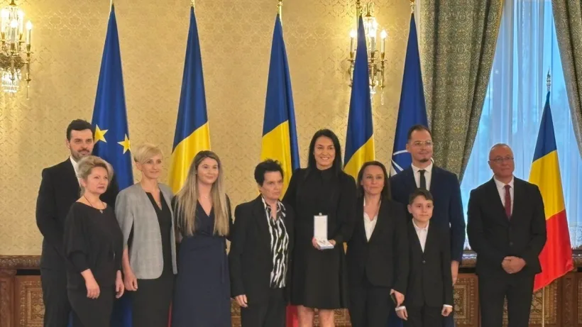 Handbalista Cristina Neagu, decorată cu Ordinul Național Serviciul Credincios în Grad de Cavaler