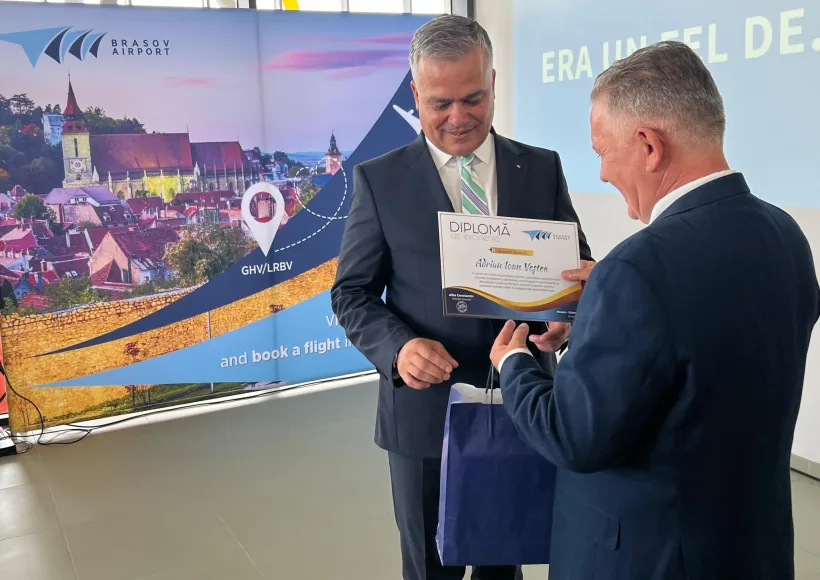 2 ani de la operaționalizarea Aeroportului Internațional Brașov-Ghimbav!