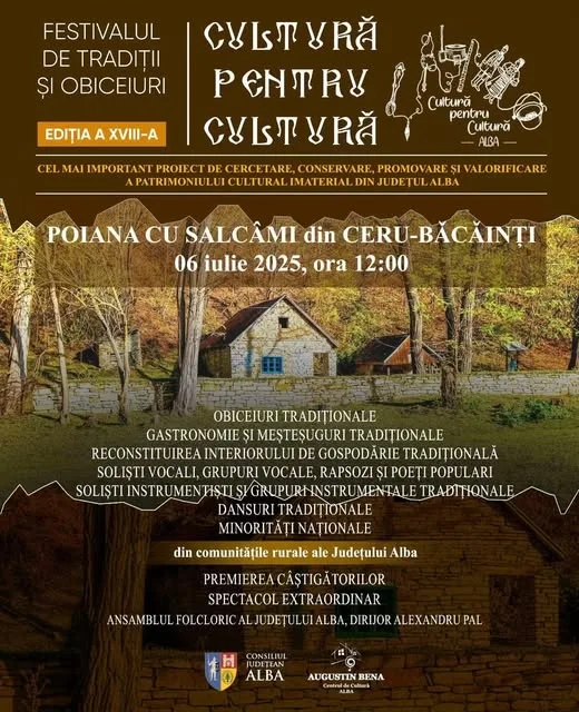 Întoarcere la rădăcini, printr-o sărbătoare a satului românesc în Alba