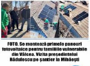 Peste 3.000 de familii din Vâlcea vor plăti mai puțin la "curent" printr-o investiție cu bani europeni!