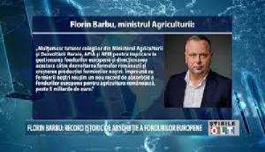 Performanță administrativă: Ministrul Florin Barbu a atras fonduri europene de peste 5 miliarde de euro