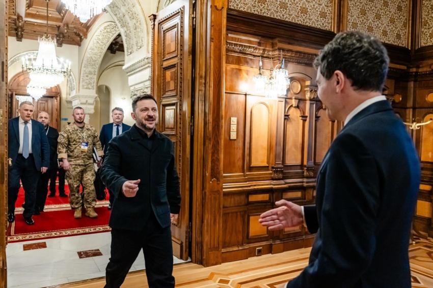 Nicușor Dan și Volodimir Zelenski, discuții la Cotroceni despre securitate, drone și noul Parteneriat Strategic