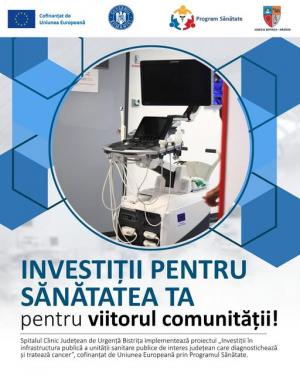 Investiții pentru sănătatea ta, pentru viitorul comunității!