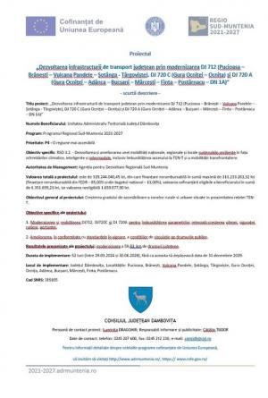 Dâmbovița „a activat” Programul Județean de Dezvoltare Locală, 2024!