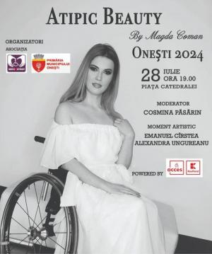 Gala &quot;Atipic Beauty” Onești, cu și despre persoanele cu dizabilități