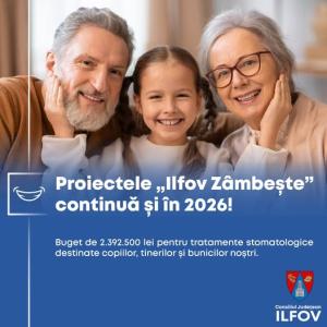 Programul „Ilfov Zâmbește” continuă, cu finanțarea asigurată de CJ