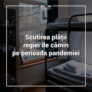 ANOSR solicită tuturor universităților de stat să scutească de plata regiei de cămin studenții