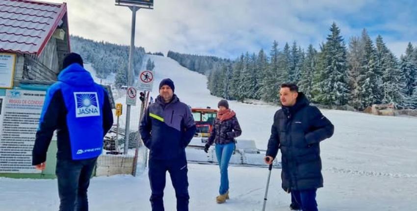 Vizită la Vârtop și Stâna de Vale.Slovacii sunt interesați de o colaborare turistică