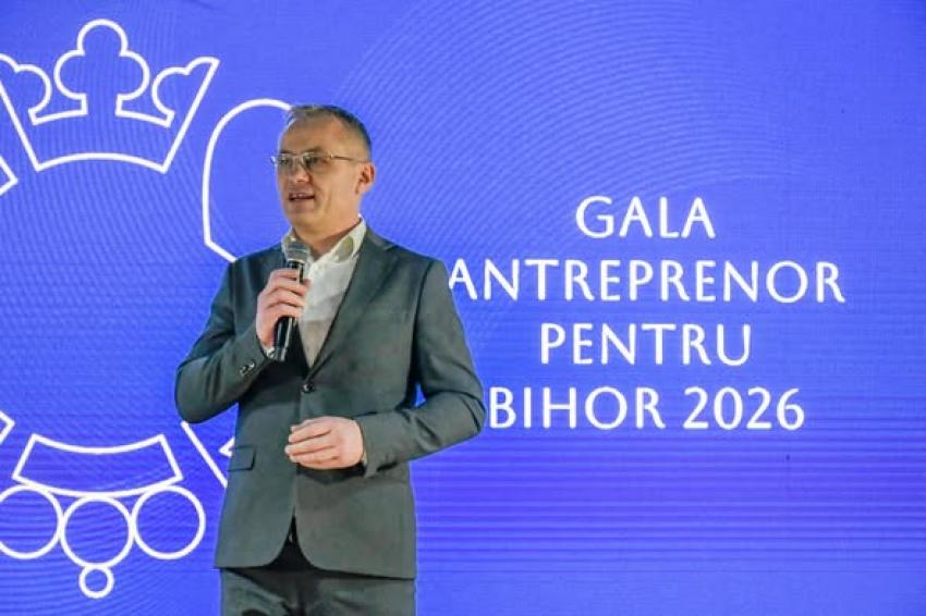 Firmele din județ, premiate la Gala „Antreprenor pentru Bihor” 2026