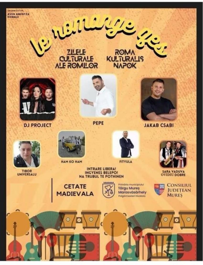 Mureșul a fost gazda  Zilelor Culturale ale Romilor