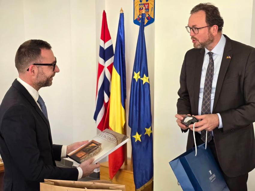 Vizita Ministrului-consilier, șef adjunct al misiunii la Ambasada Regatului Norvegiei în România