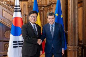 Președintele României, Nicușor Dan, l-a primit pe președintele Adunării Naționale a Republicii Coreea, Woo Won-shik