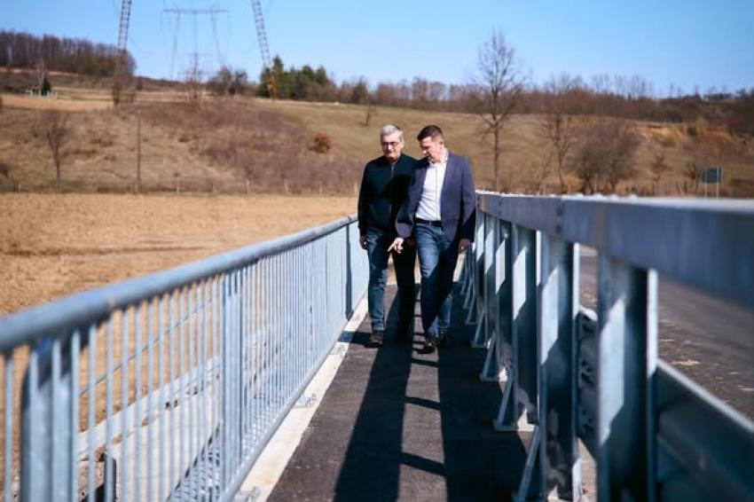 Podul peste Valea Bârsăului reintră în circulație