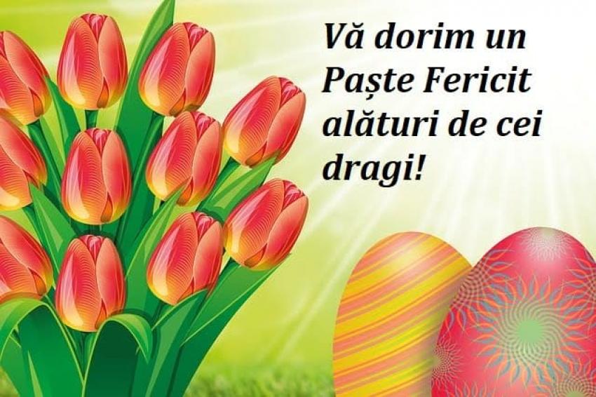 Lumină, pace și bucurie în suflete de Paște!