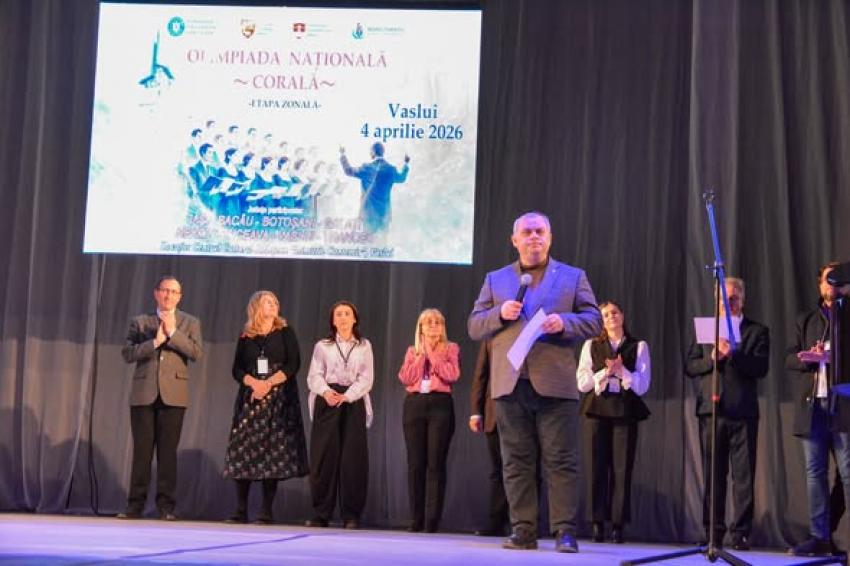 Vasluiul, capitala muzicii corale: trei coruri câștigătoare la faza zonală a Olimpiadei Naționale